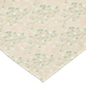 Gipskraut Watercolor Floral Baptisse Hochzeit Tischdecke (Schrägansicht)