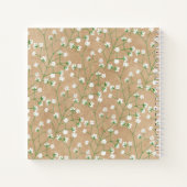 Gipskraut Watercolor Floral Wedding Guest Book Notizblock (Rückseite)