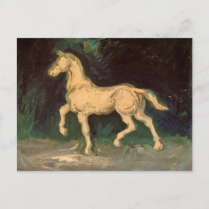 Gipsstatuette eines Pferdes, Van Gogh Fine Art Postkarte