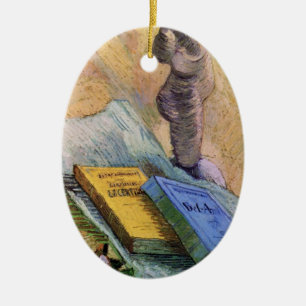Gipsstatuette Rose und Romane Vincent van Gogh Keramik Ornament