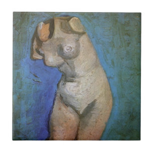 Gipsstatuette Weiblicher Torso von Vincent van Gog Fliese