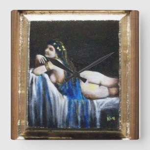 GIPSY BLUE QUADRATISCHE WANDUHR