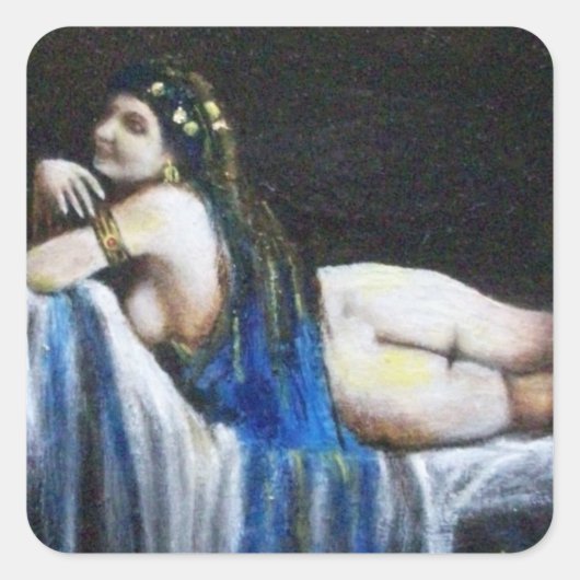 GIPSY BLUE QUADRATISCHER AUFKLEBER (Vorderseite)