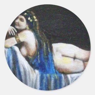 GIPSY BLUE RUNDER AUFKLEBER