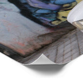 Gipsy Street Art Las Palmas Fortune Teller Poster (Ecke)