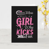 Gir Kicks für Spaß Karte (Gelbe Blume)