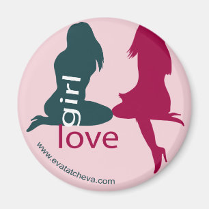 "Gir Liebe-" Designer-Magnet Magnet