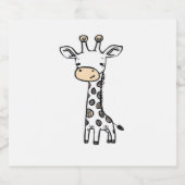 Giraaffe Essential T-Shirt_2 Schaumweinetikett (Einzelnes Label)