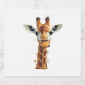 Giraaffe Essential T-Shirt_3 Schaumweinetikett (Einzelnes Label)