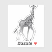Giraaffe Essential T-Shirt_4 Aufkleber (Blatt)