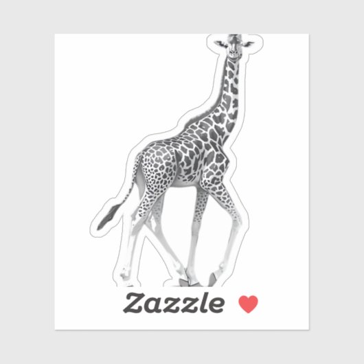 Giraaffe Essential T-Shirt_4 Aufkleber (Blatt)