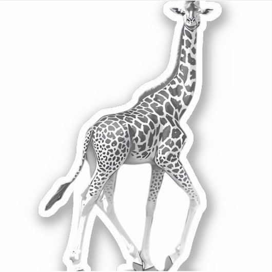 Giraaffe Essential T-Shirt_4 Aufkleber (Vorderseite)