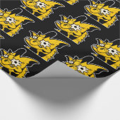 Girafa Giraffen-Graffiti-Packpapier Geschenkpapier (Ecke)