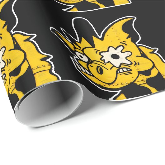 Girafa Giraffen-Graffiti-Packpapier Geschenkpapier (Rolleneckpunkt)