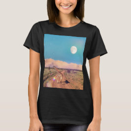 Girafe in Serengeti - aufstrebender Mond T-Shirt