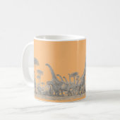 Giraffatitan Ihre innere Dinosaurier-Tasse Greg Kaffeetasse (Vorderseite Links)