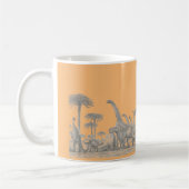 Giraffatitan Ihre innere Dinosaurier-Tasse Greg Kaffeetasse (Links)