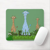 giraffe1 mousepad (Mit Mouse)