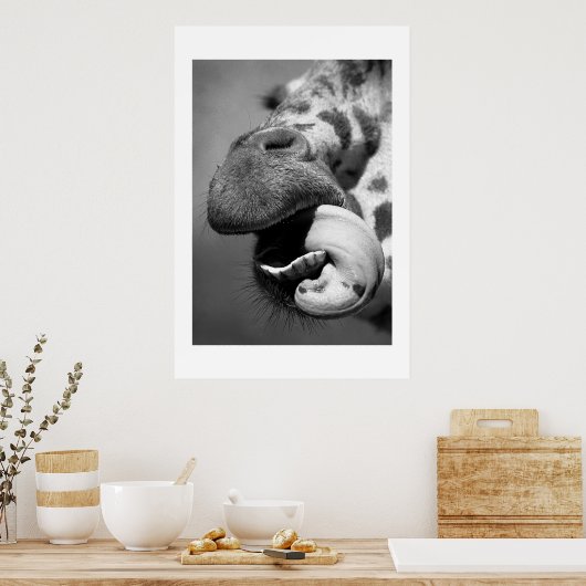 Giraffe#1 Poster (Küche)