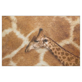 Giraffe 1A Bildoptionen Benutzerdefiniertes Gewebe Stoff (Fat Quarter (45,7 x 55,9 cm))