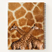 Giraffe 1A SpiralNotebook Notizblock (Rückseite)