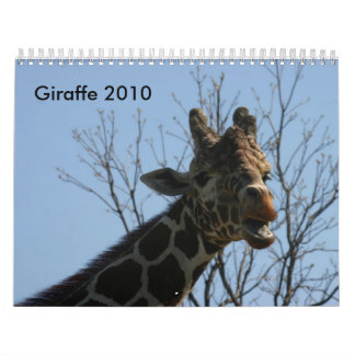 Giraffe 2010 kalender