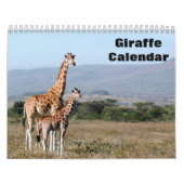 Giraffe 2025 kalender (Titelbild)