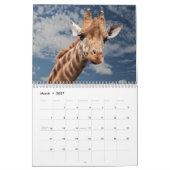 Giraffe 2026 kalender (Mär 2027)