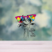Giraffe _2 acrylschild (Neutral)