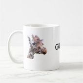 Giraffe 2-Faced Kaffeetasse (Links)