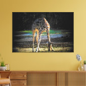 Giraffe 2Design Leinwanddruck (Insitu (Wohnzimmer))