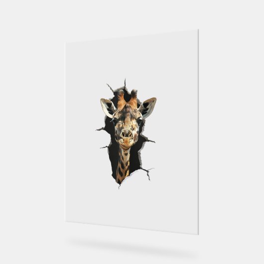Giraffe _7 acrylschild (Winkel)