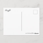 Giraffe #7 postkarte (Rückseite)