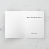 Giraffe-Abschluss-Karte Karte (Innenseite)