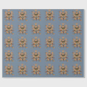 Giraffe Abstract Art Druck Geschenkpapier (Flach)