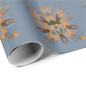 Giraffe Abstract Art Druck Geschenkpapier (Rolleneckpunkt)