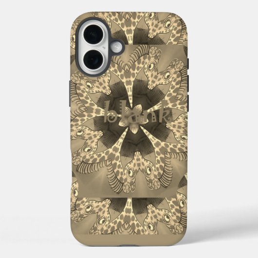 Giraffe Abstrakte Kunstdrucke Case-Mate iPhone Hülle (Rückseite)