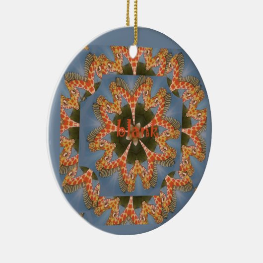 Giraffe Abstrakte Kunstdrucke Keramik Ornament (Rechts)