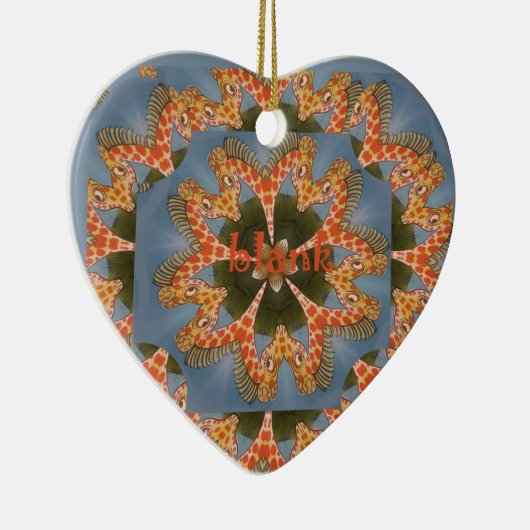 Giraffe Abstrakte Kunstdrucke Keramikornament (Rechts)