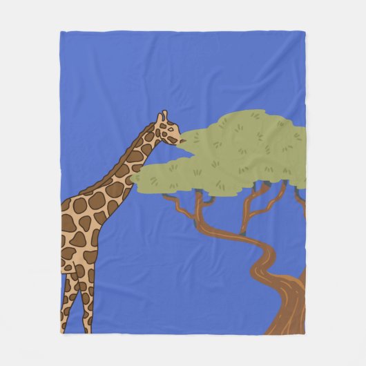 Giraffe, Acacia Fleecedecke (Vorderseite)