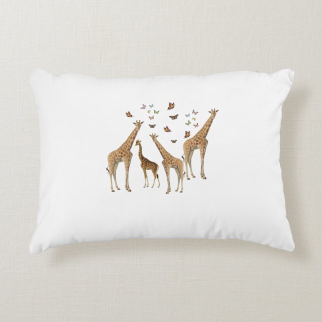 Giraffe Accent Pillow von Posh Little Finds Dekokissen (Vorderseite)