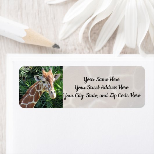 Giraffe-Adressmarken (Insitu)