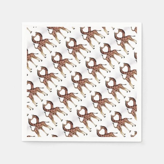 Giraffe Africa personalize Destiny Destiny's Serviette (Vorderseite)