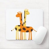 Giraffe Africa Safari Mousepad (Mit Mouse)