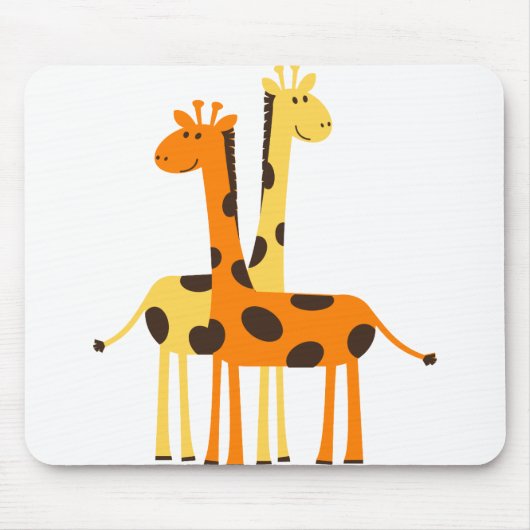 Giraffe Africa Safari Mousepad (Vorne)