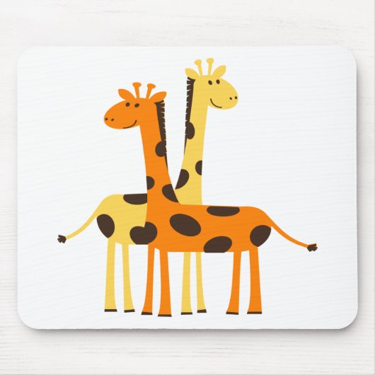Giraffe africa safari wild mousepad (Vorne)