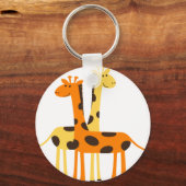 Giraffe africa safari wild schlüsselanhänger (Vorderseite)
