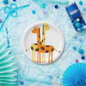 Giraffe Afrika Safari Pappteller (Party)