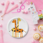 Giraffe Afrika Safari Pappteller (Party)