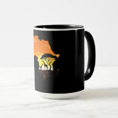 Giraffe Afrika Tier Tasse (VorderseiteRechts)